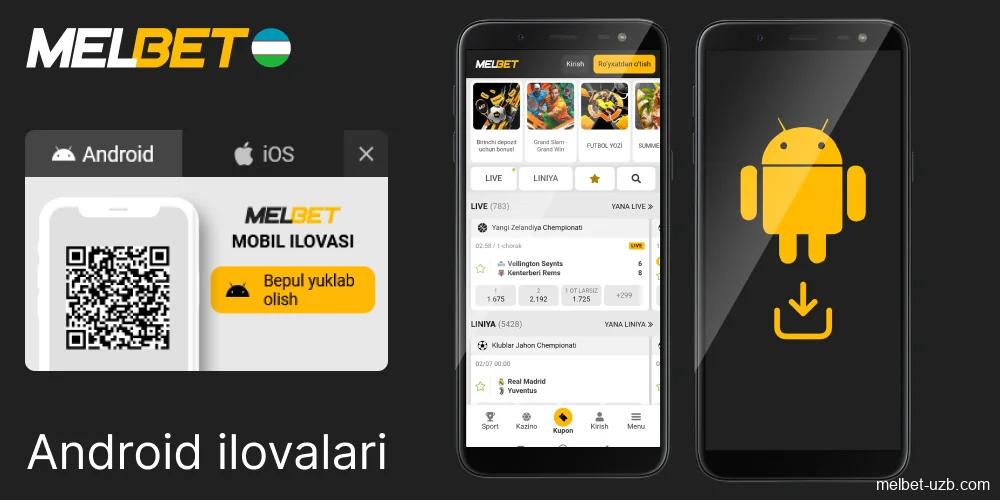 Android-ga Melbet ilovasini qanday o'rnatish mumkin