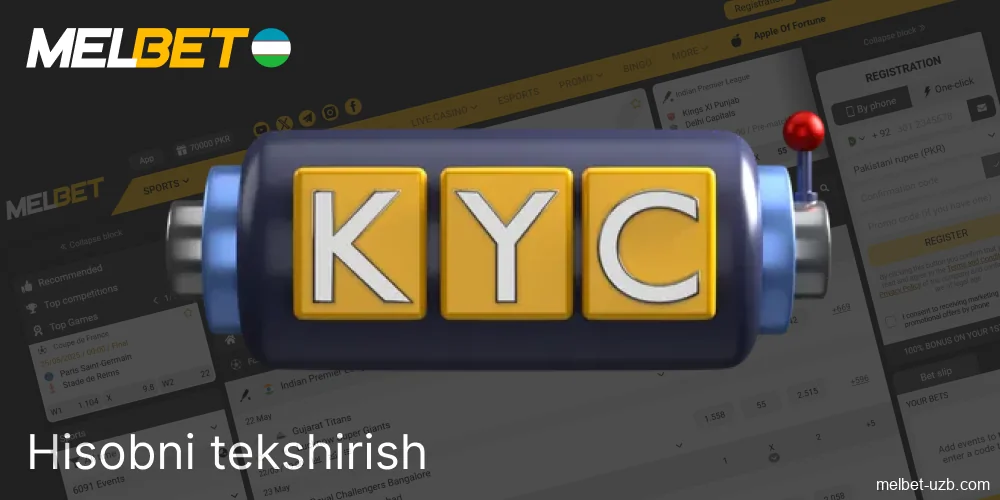 Melbet-da hisobingizni qanday tekshirish mumkin