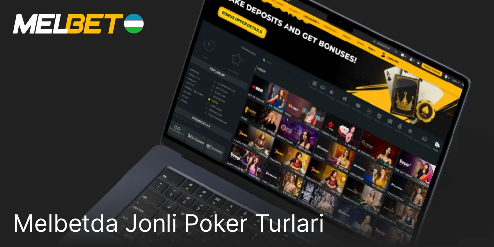 Melbet pokering jonli turlari O'zbekistonda